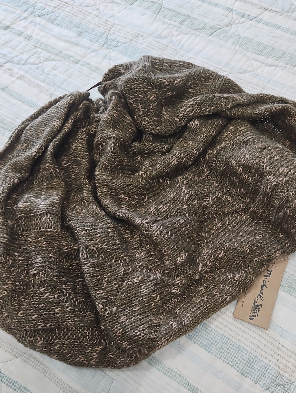 NWT Michael Stars Twisted Sister Eternity Scarf